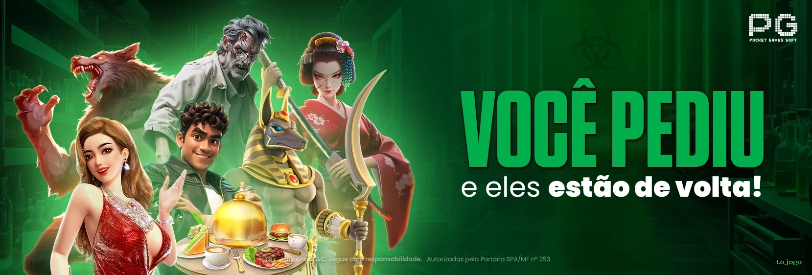 Imagem promocional do cassino online da tojogo mostrando jogos ao vivo